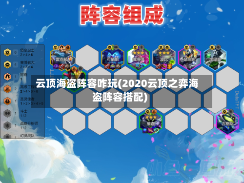 云顶海盗阵容咋玩(2020云顶之弈海盗阵容搭配)-第2张图片